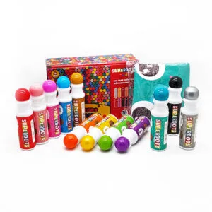 Superdots 12 Color Dot Markers Non-Toxic 18mm 60ml