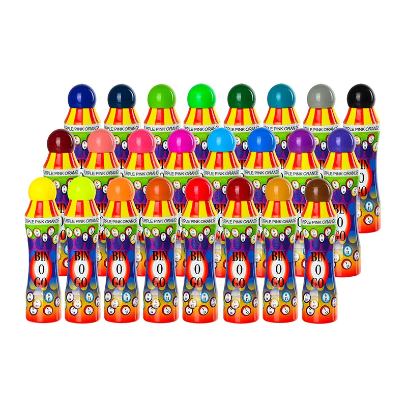 Bingo Marker Set Non-Toxic Large Capacity With CE Certification 18mm 80ml