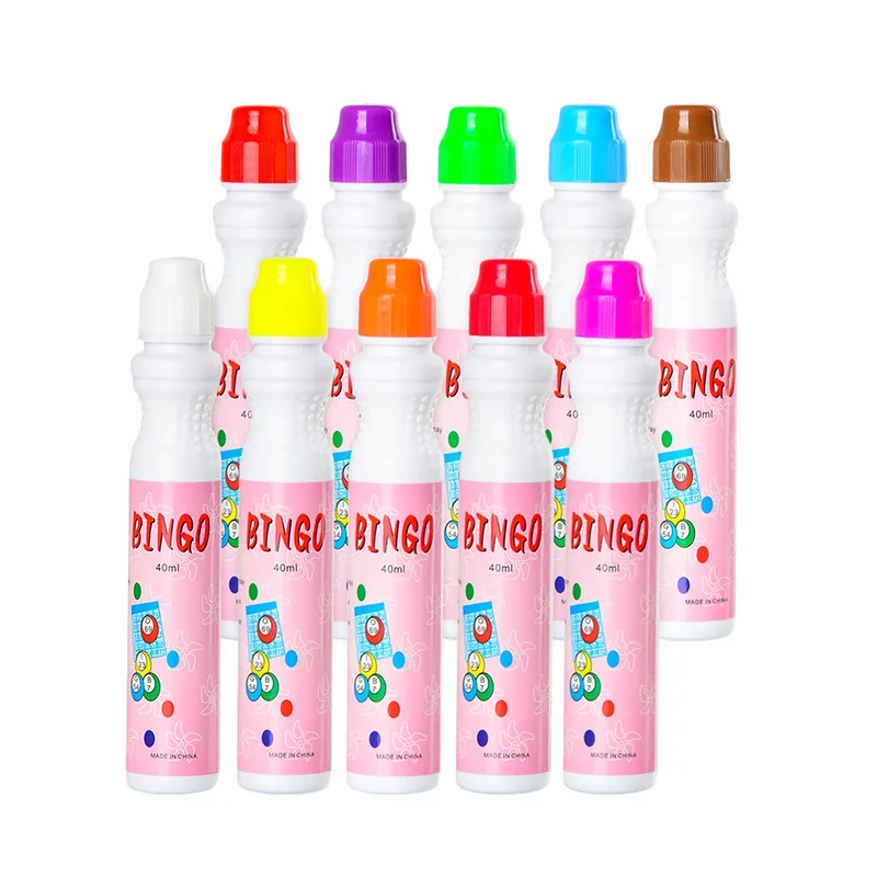Customizable Bingo Markers Multi-Color Non-Leaking 15mm 40ml