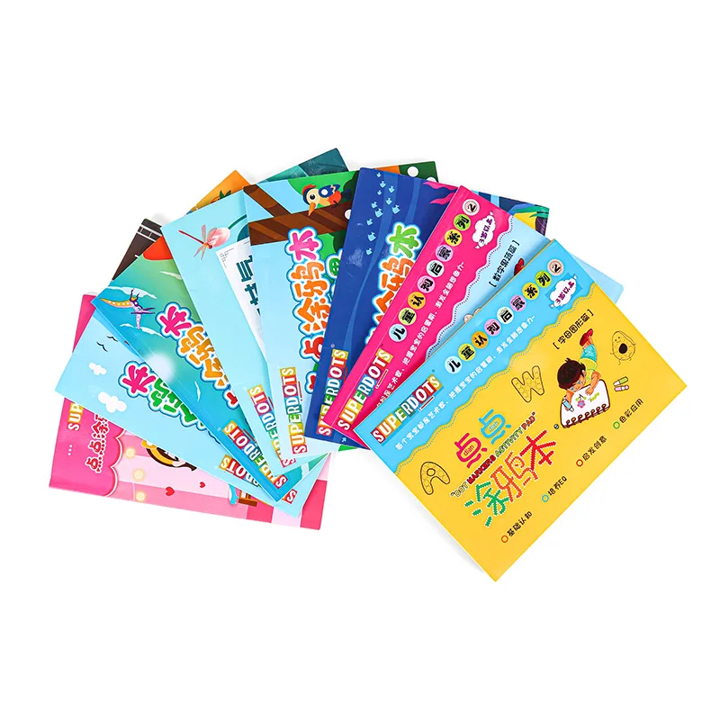 Superdots Kids Dot Markers Coloring Book Different Pattern 25 Sheet Activity Book