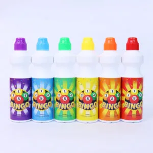 Customizable Bingo Markers Multi-Color Non-Leaking 15mm 65ml
